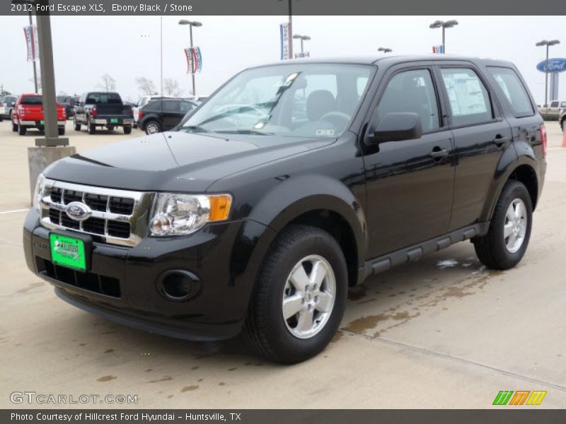 Ebony Black / Stone 2012 Ford Escape XLS