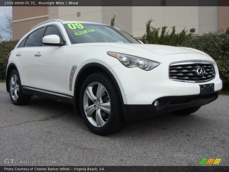 Moonlight White / Wheat 2009 Infiniti FX 35