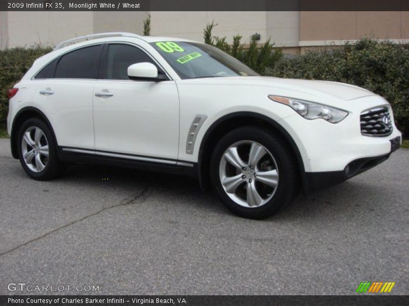 Moonlight White / Wheat 2009 Infiniti FX 35