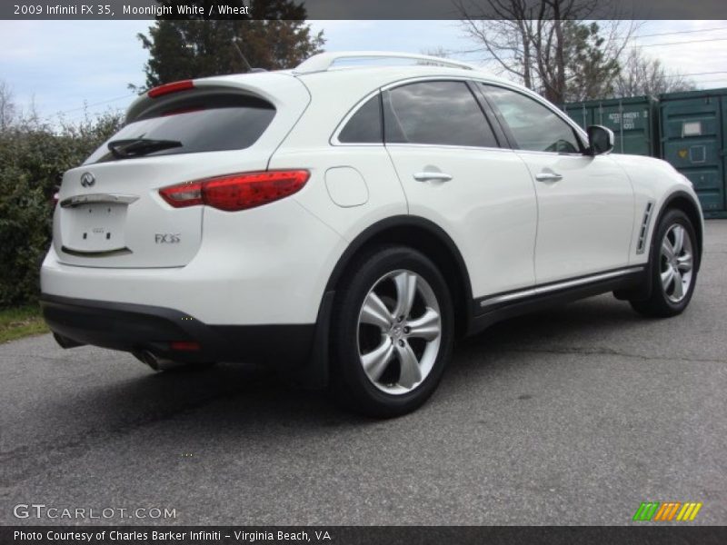 Moonlight White / Wheat 2009 Infiniti FX 35