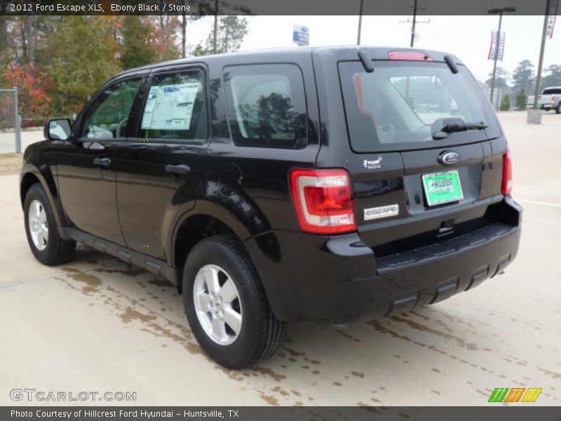 Ebony Black / Stone 2012 Ford Escape XLS