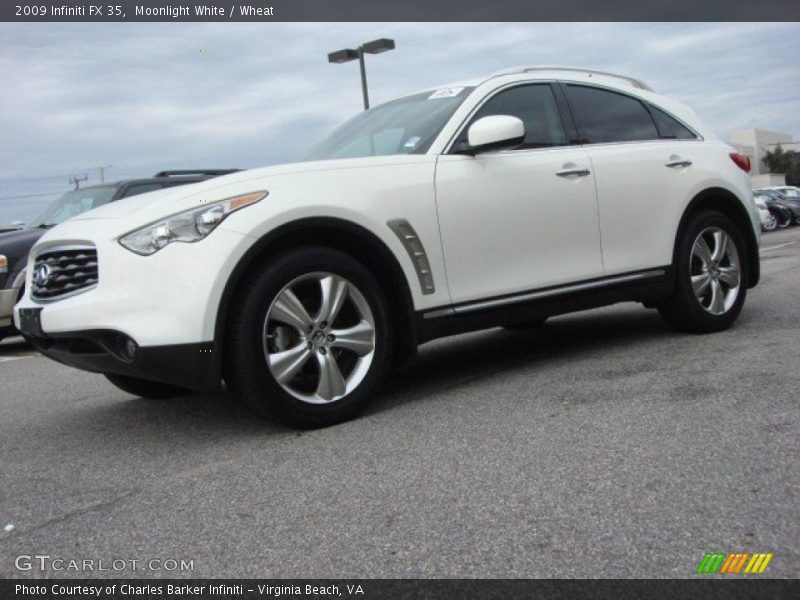 Moonlight White / Wheat 2009 Infiniti FX 35