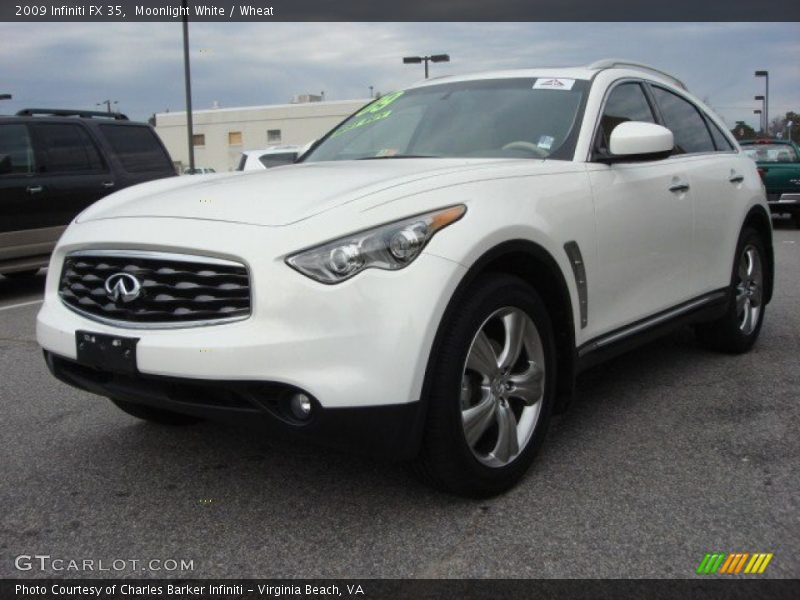 Moonlight White / Wheat 2009 Infiniti FX 35