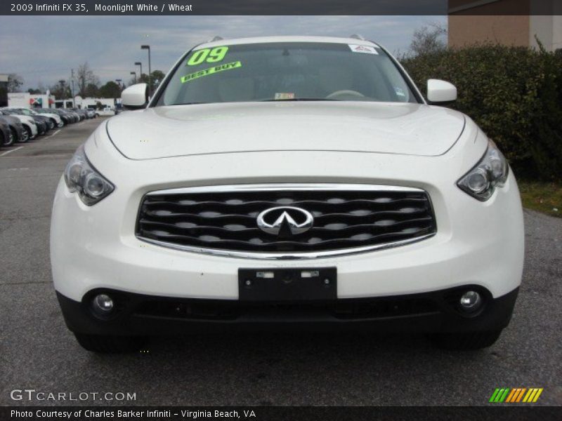 Moonlight White / Wheat 2009 Infiniti FX 35