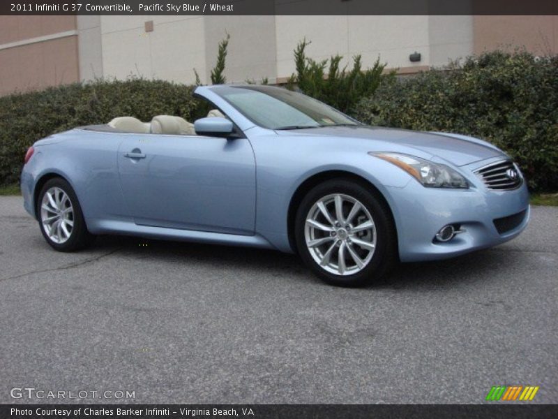 Pacific Sky Blue / Wheat 2011 Infiniti G 37 Convertible