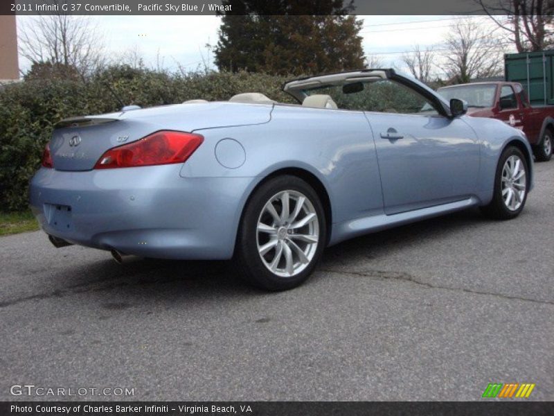 Pacific Sky Blue / Wheat 2011 Infiniti G 37 Convertible