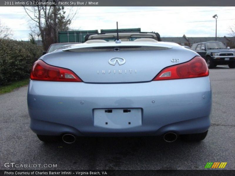 Pacific Sky Blue / Wheat 2011 Infiniti G 37 Convertible