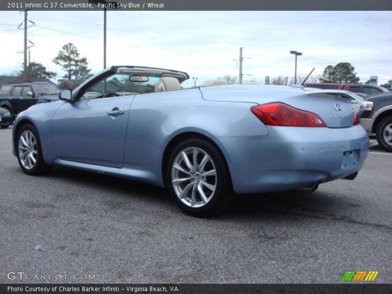 Pacific Sky Blue / Wheat 2011 Infiniti G 37 Convertible