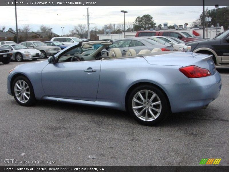 Pacific Sky Blue / Wheat 2011 Infiniti G 37 Convertible