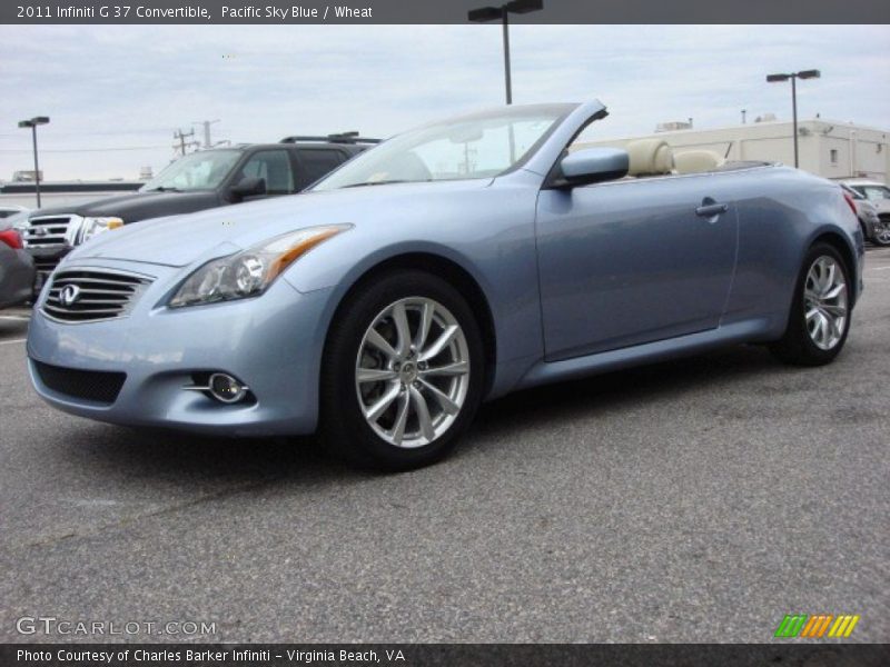 Pacific Sky Blue / Wheat 2011 Infiniti G 37 Convertible