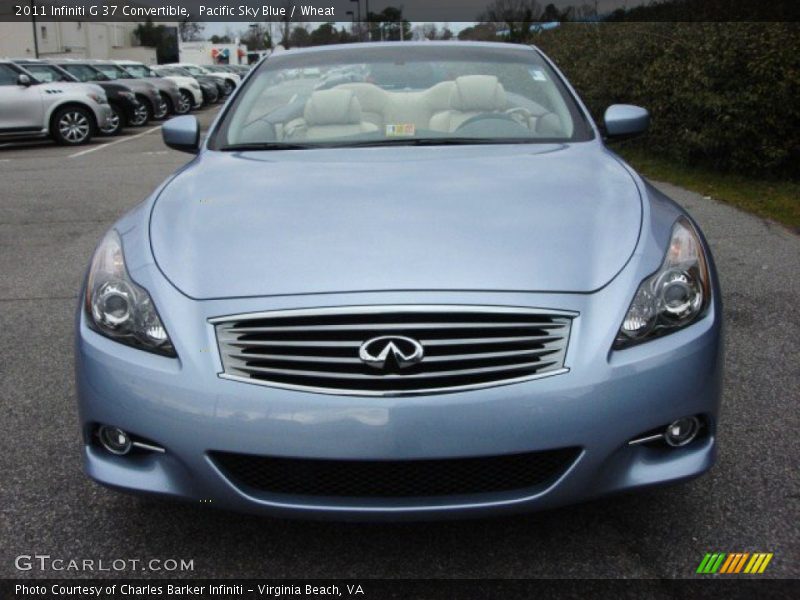 Pacific Sky Blue / Wheat 2011 Infiniti G 37 Convertible