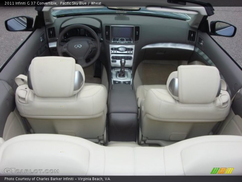 Pacific Sky Blue / Wheat 2011 Infiniti G 37 Convertible