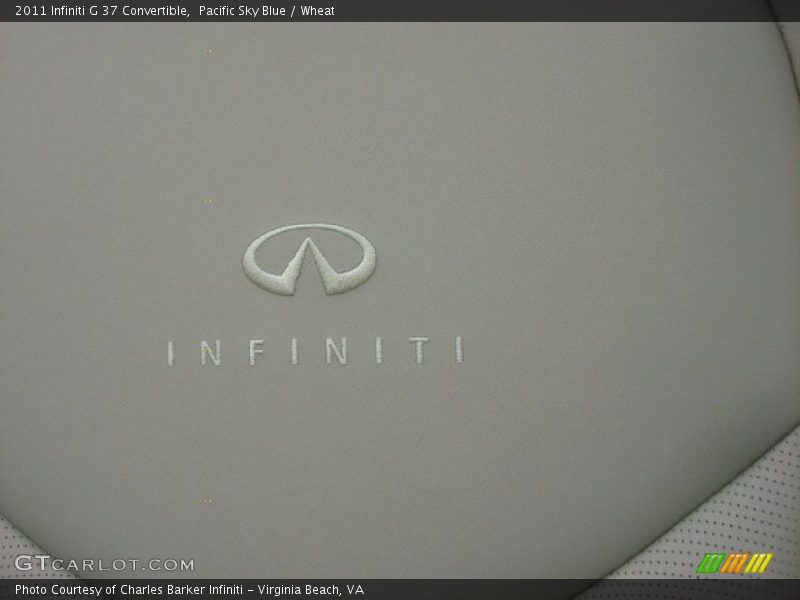 Pacific Sky Blue / Wheat 2011 Infiniti G 37 Convertible