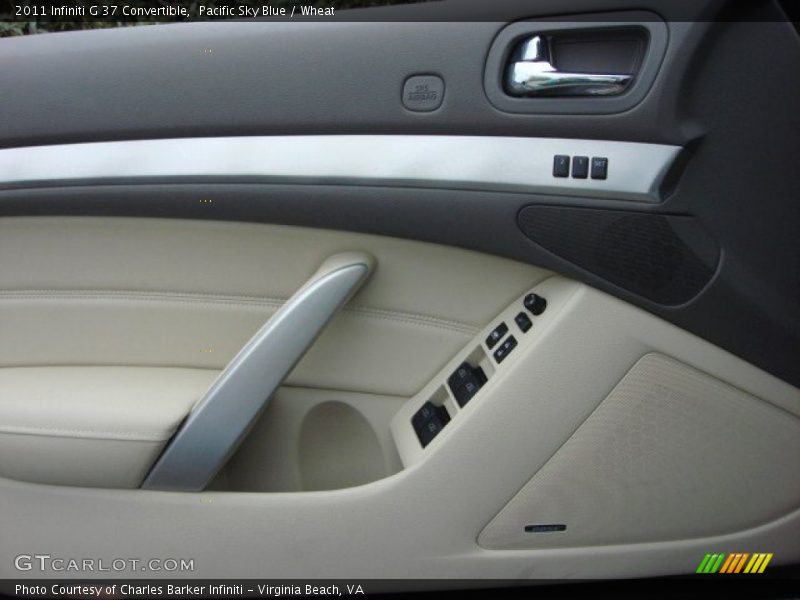Pacific Sky Blue / Wheat 2011 Infiniti G 37 Convertible