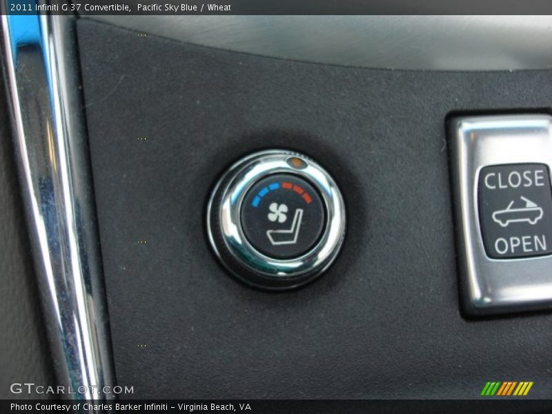 Pacific Sky Blue / Wheat 2011 Infiniti G 37 Convertible