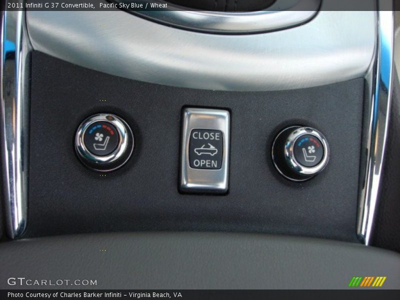 Pacific Sky Blue / Wheat 2011 Infiniti G 37 Convertible