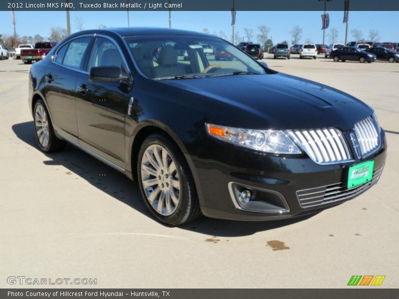 Tuxedo Black Metallic / Light Camel 2012 Lincoln MKS FWD