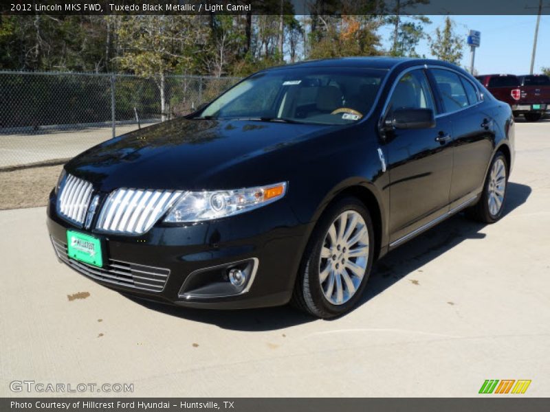 Tuxedo Black Metallic / Light Camel 2012 Lincoln MKS FWD