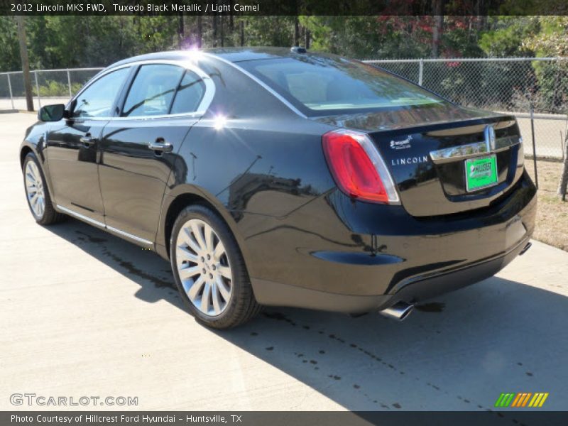 Tuxedo Black Metallic / Light Camel 2012 Lincoln MKS FWD