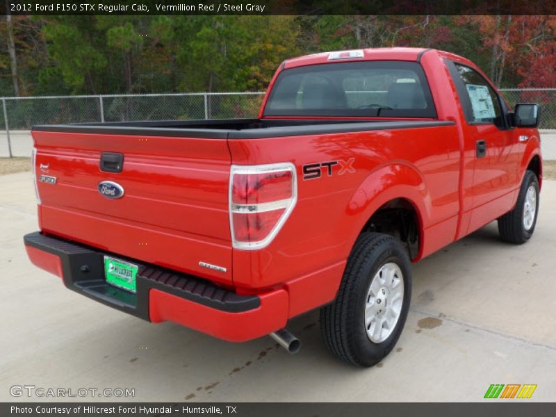Vermillion Red / Steel Gray 2012 Ford F150 STX Regular Cab