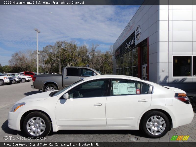 Winter Frost White / Charcoal 2012 Nissan Altima 2.5 S