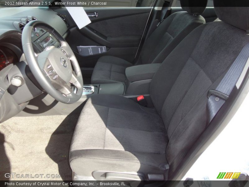 Winter Frost White / Charcoal 2012 Nissan Altima 2.5 S