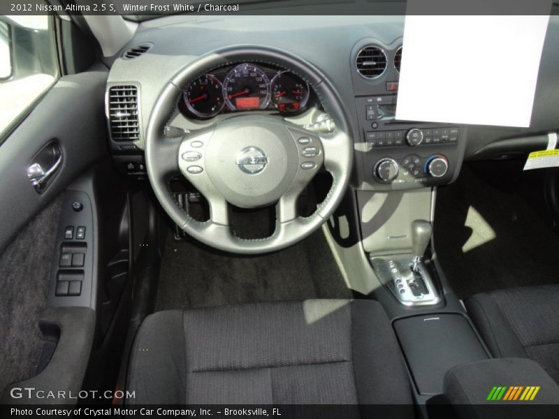 Winter Frost White / Charcoal 2012 Nissan Altima 2.5 S