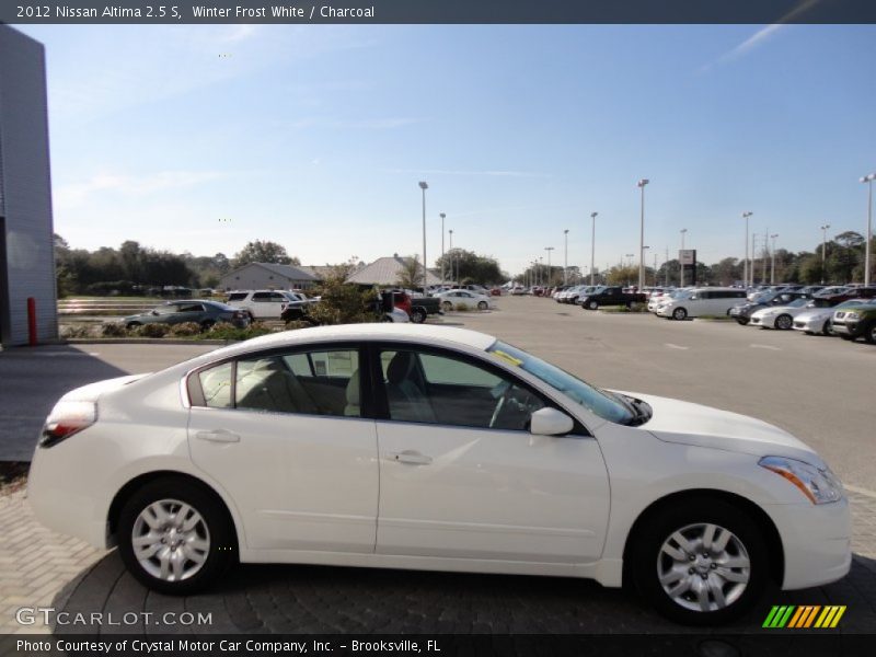 Winter Frost White / Charcoal 2012 Nissan Altima 2.5 S