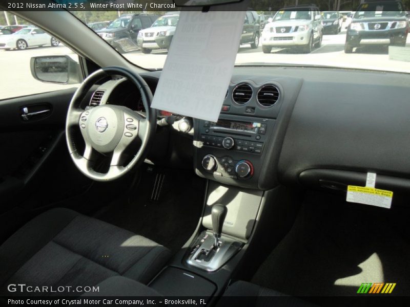 Winter Frost White / Charcoal 2012 Nissan Altima 2.5 S