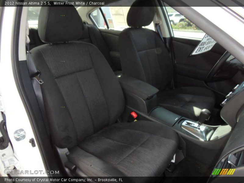 Winter Frost White / Charcoal 2012 Nissan Altima 2.5 S