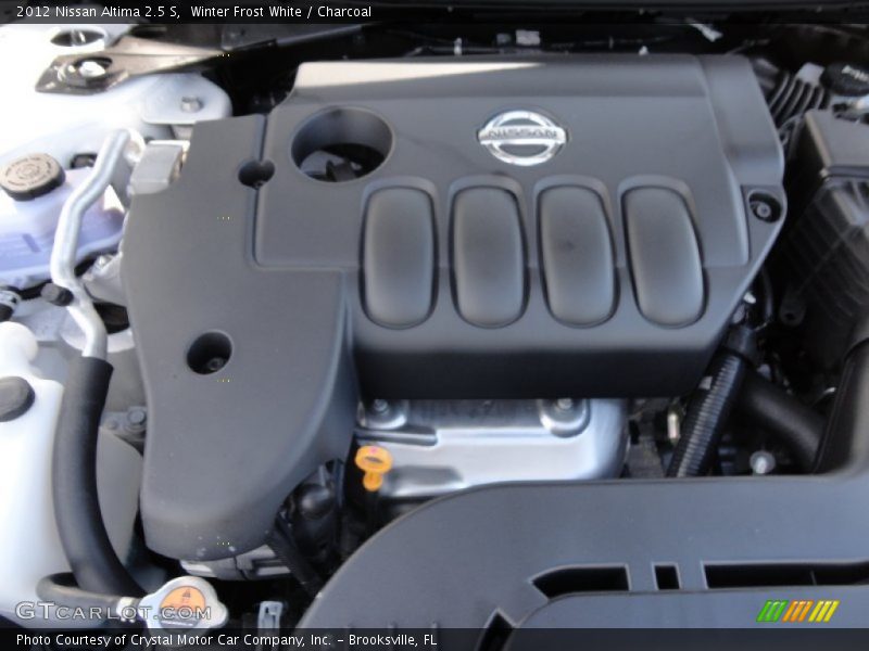 Winter Frost White / Charcoal 2012 Nissan Altima 2.5 S