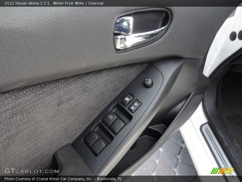 Winter Frost White / Charcoal 2012 Nissan Altima 2.5 S