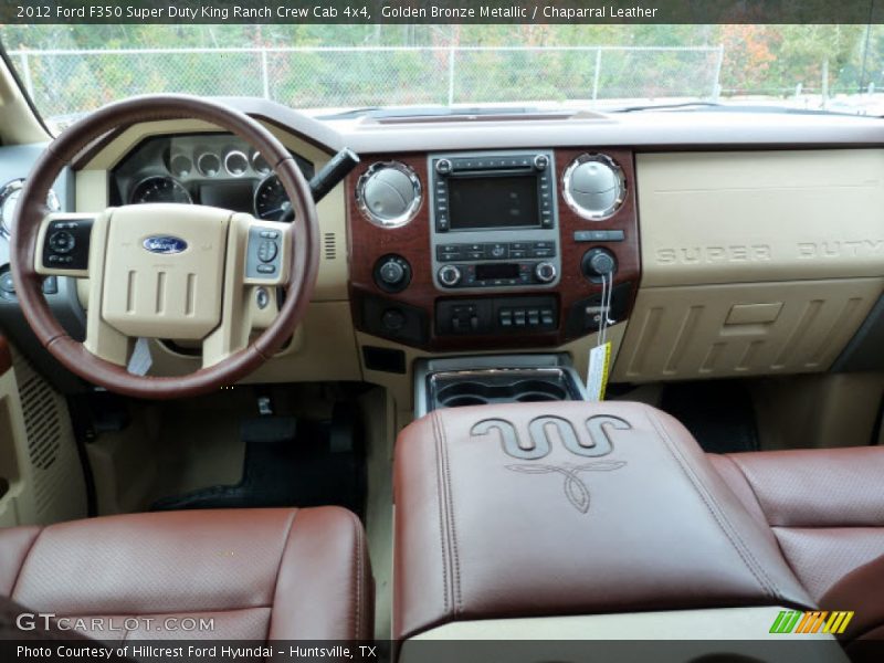 Golden Bronze Metallic / Chaparral Leather 2012 Ford F350 Super Duty King Ranch Crew Cab 4x4