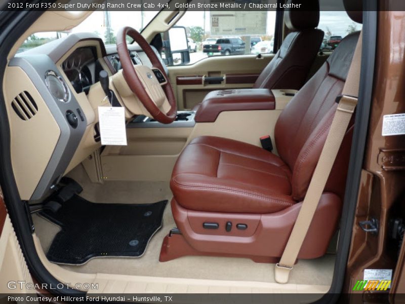  2012 F350 Super Duty King Ranch Crew Cab 4x4 Chaparral Leather Interior