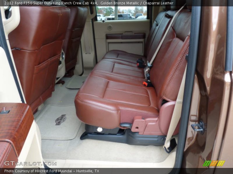 Rear Seat of 2012 F350 Super Duty King Ranch Crew Cab 4x4