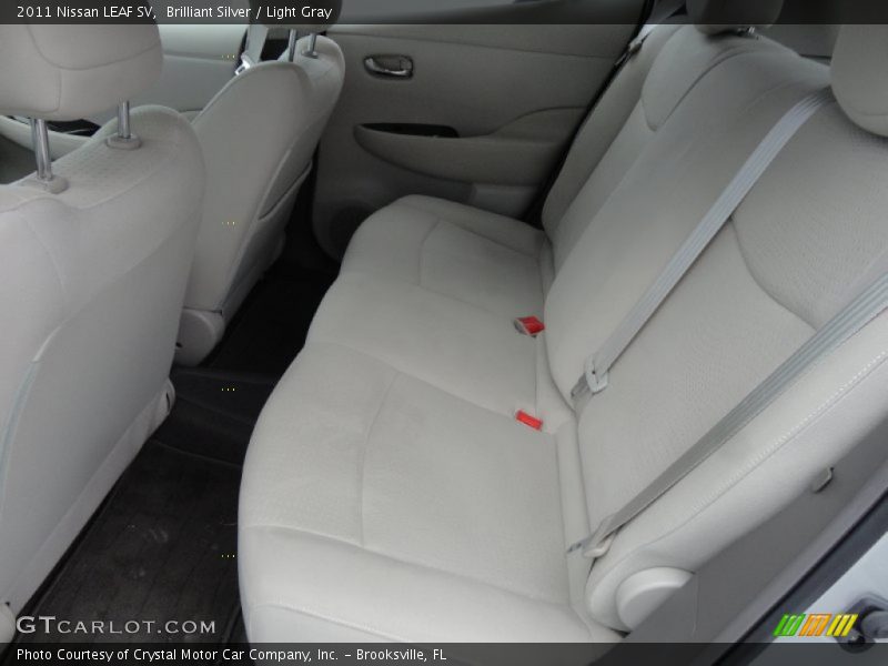 Brilliant Silver / Light Gray 2011 Nissan LEAF SV