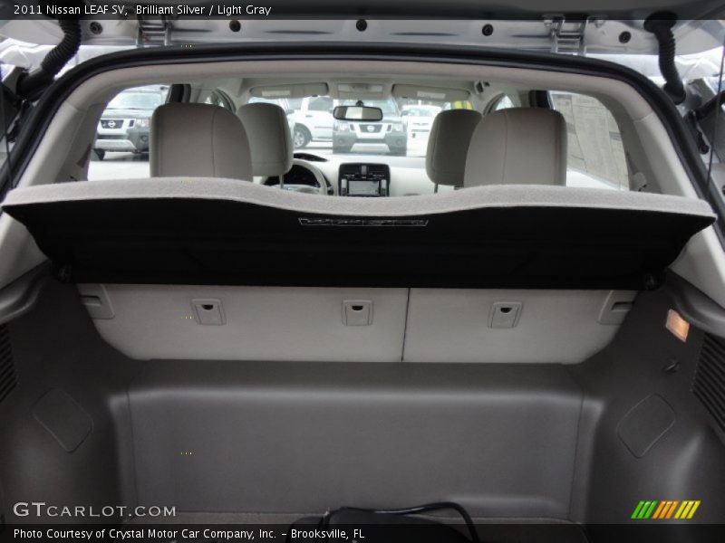 Brilliant Silver / Light Gray 2011 Nissan LEAF SV