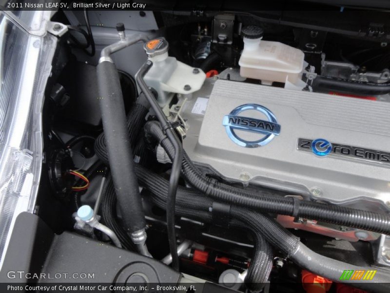 Brilliant Silver / Light Gray 2011 Nissan LEAF SV