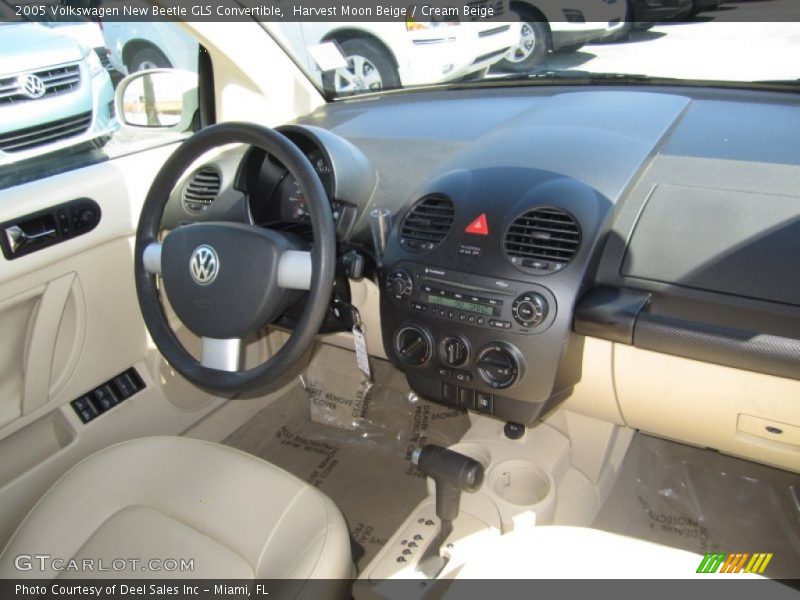 Harvest Moon Beige / Cream Beige 2005 Volkswagen New Beetle GLS Convertible