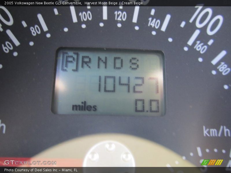 Harvest Moon Beige / Cream Beige 2005 Volkswagen New Beetle GLS Convertible