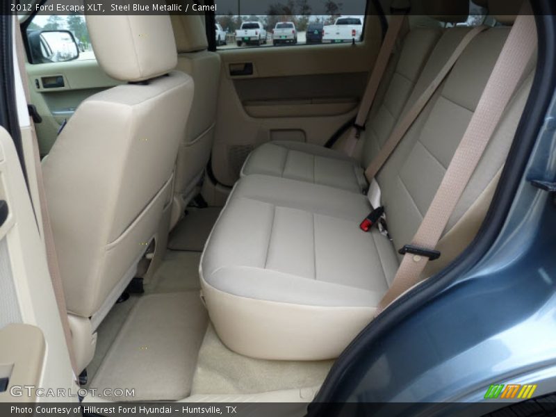 Steel Blue Metallic / Camel 2012 Ford Escape XLT