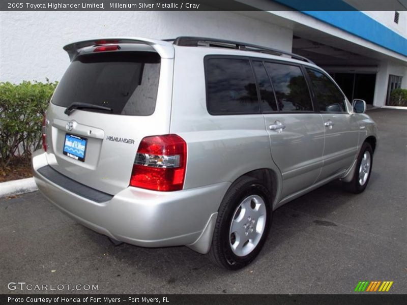 Millenium Silver Metallic / Gray 2005 Toyota Highlander Limited