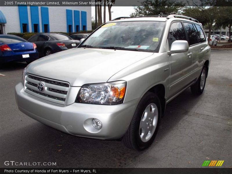 Millenium Silver Metallic / Gray 2005 Toyota Highlander Limited