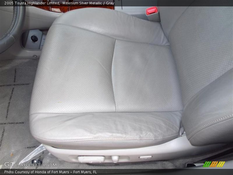Millenium Silver Metallic / Gray 2005 Toyota Highlander Limited