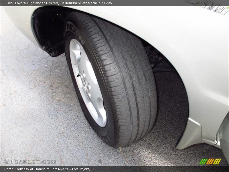 Millenium Silver Metallic / Gray 2005 Toyota Highlander Limited