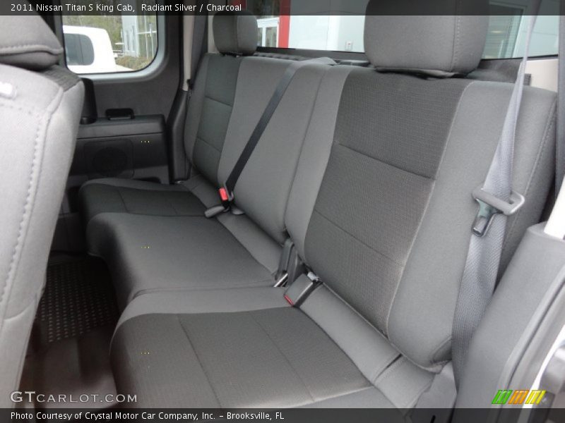 Radiant Silver / Charcoal 2011 Nissan Titan S King Cab