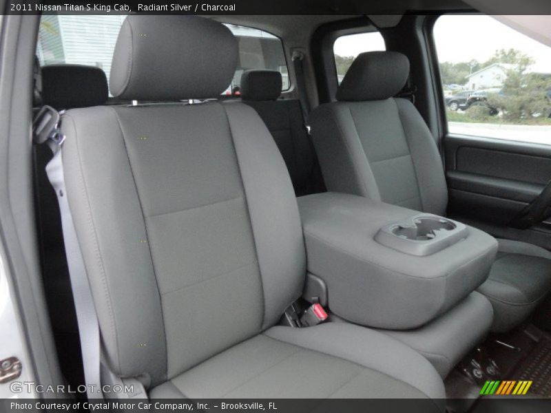 Radiant Silver / Charcoal 2011 Nissan Titan S King Cab