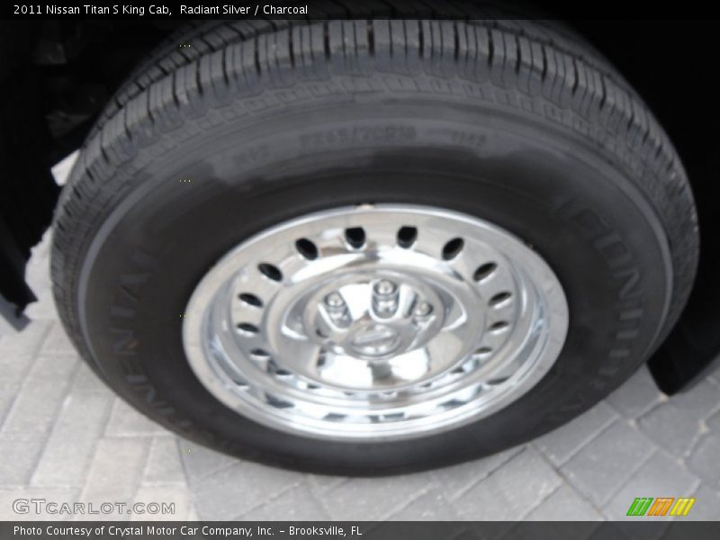 Radiant Silver / Charcoal 2011 Nissan Titan S King Cab