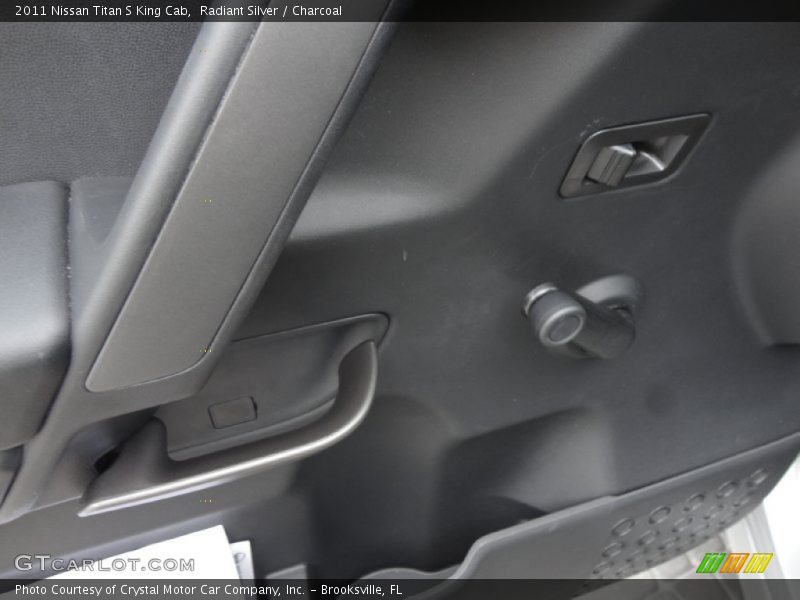 Radiant Silver / Charcoal 2011 Nissan Titan S King Cab