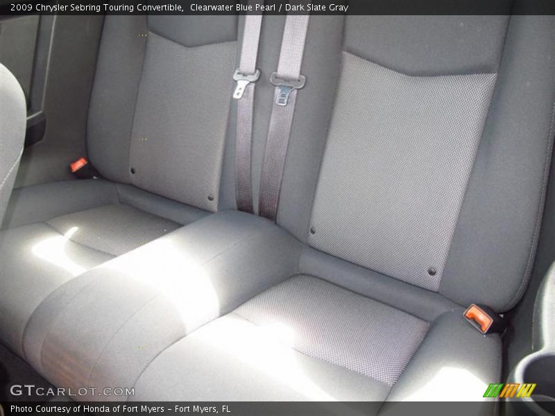 Clearwater Blue Pearl / Dark Slate Gray 2009 Chrysler Sebring Touring Convertible